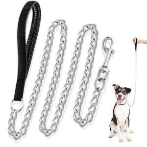 Metal Dog Chain Leash, 49.6inch